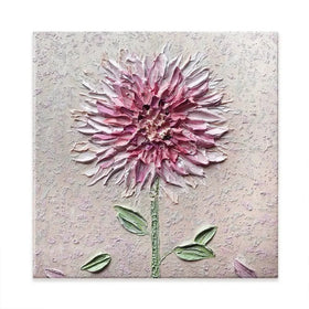 Comfortable Solitude Pink Square Canvas Print Comfortable Solitude Pink Square Canvas Print wall art product Nada Khatib