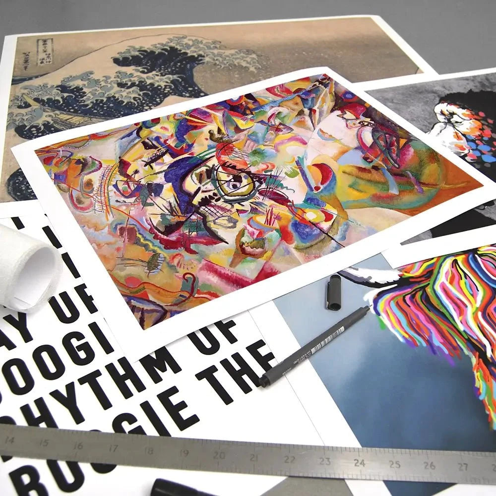 Composition 7 Art Print Composition 7 Art Print | Composition 7 Artwork | Composition 7 Art wall art product Wassily Kandinsky