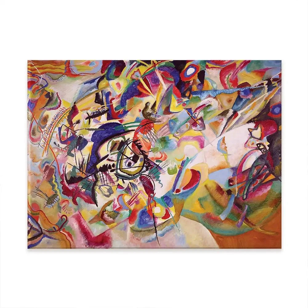 Composition 7 Canvas Print Composition 7 Canvas Print | Composition 7 Art | Composition 7 Artwork wall art product Wassily Kandinsky