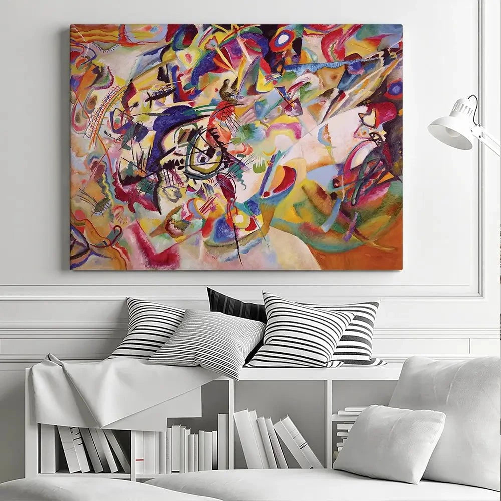 Composition 7 Canvas Print Composition 7 Canvas Print | Composition 7 Art | Composition 7 Artwork wall art product Wassily Kandinsky