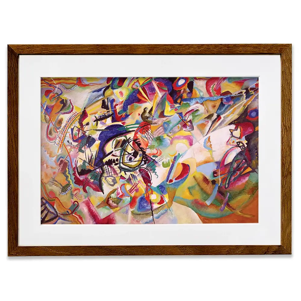 Composition 7 Framed Art Print Composition 7 Framed Art Print | Composition 7 Artwork wall art product Wassily Kandinsky