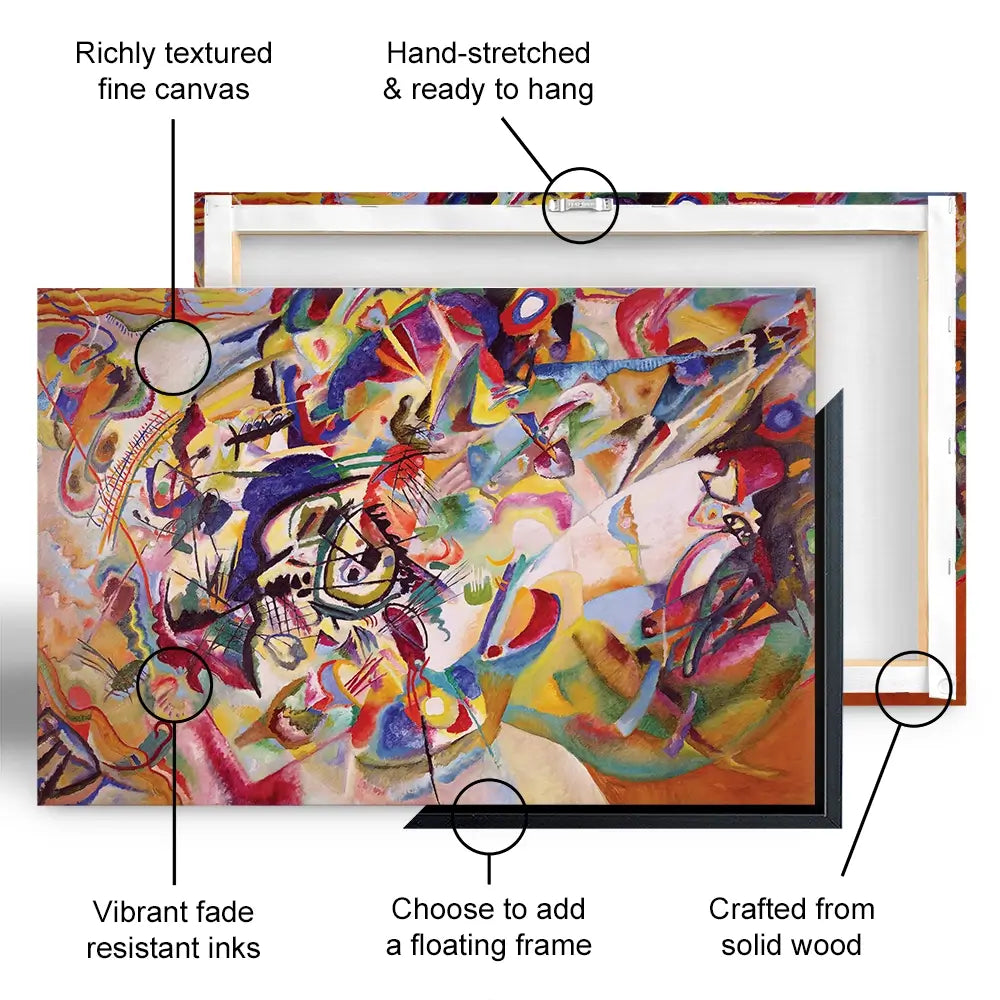 Composition 7 Oversized Canvas Print Composition 7 Oversized Canvas Print wall art product Wassily Kandinsky