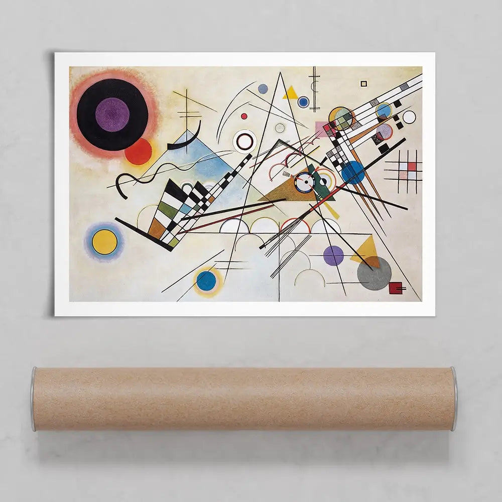Composition 8 Art Print Composition 8 Art Print wall art product Wassily Kandinsky