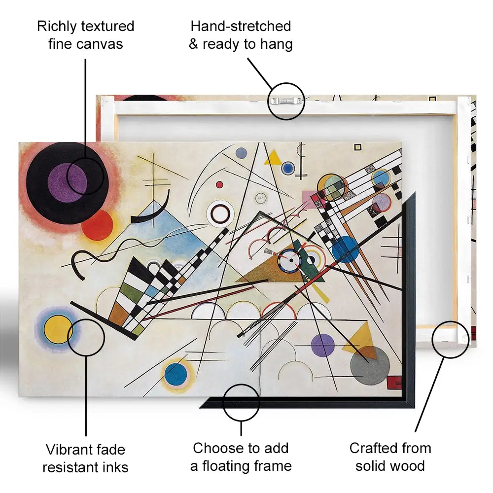 Composition 8 Canvas Print Composition 8 Canvas Print wall art product Wassily Kandinsky
