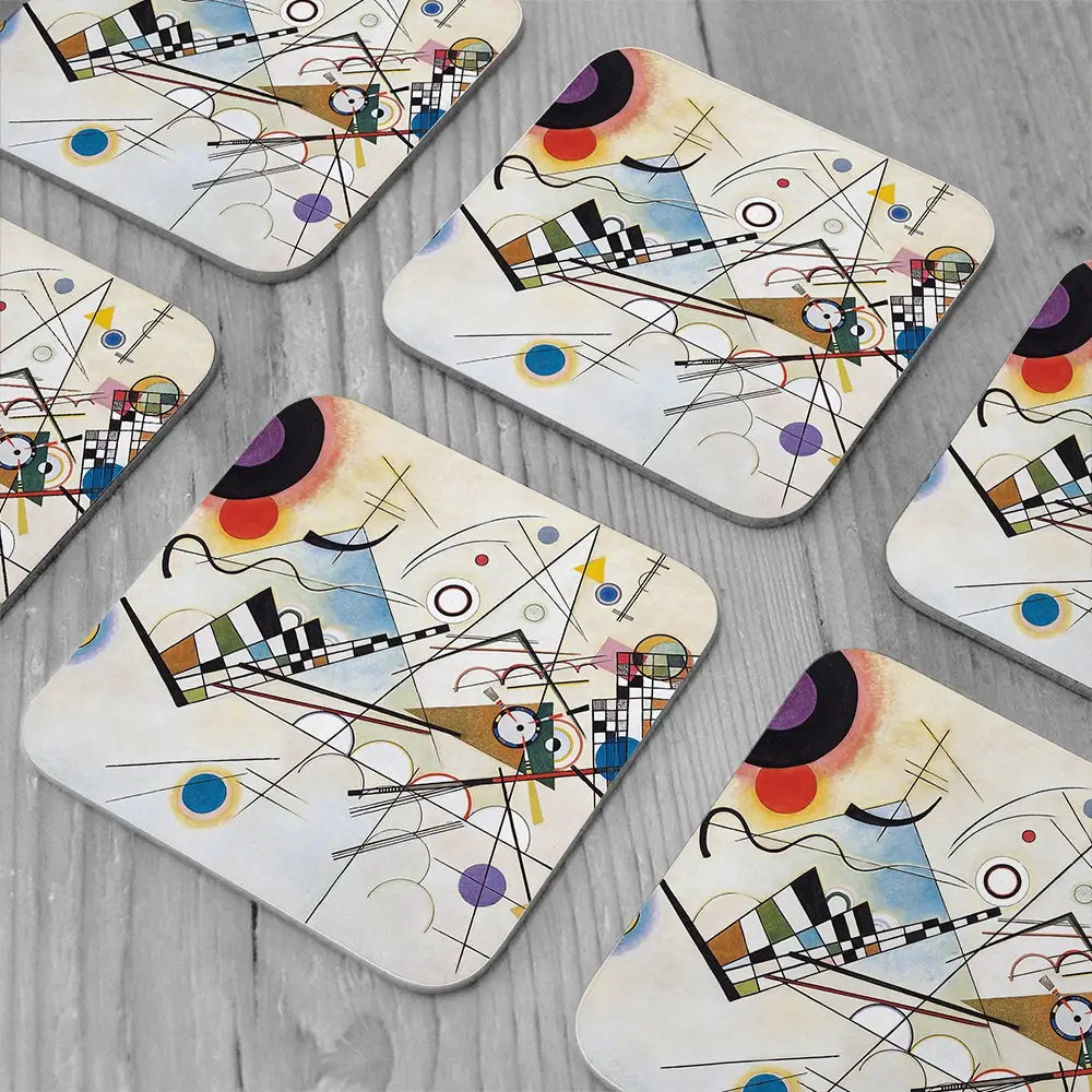 Composition 8 Coaster Set Composition 8 Coaster Set wall art product Wassily Kandinsky