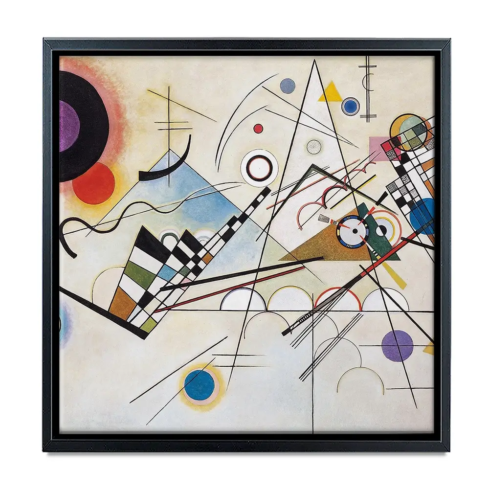 Composition 8 Square Canvas Print Composition 8 Square Canvas Print wall art product Wassily Kandinsky