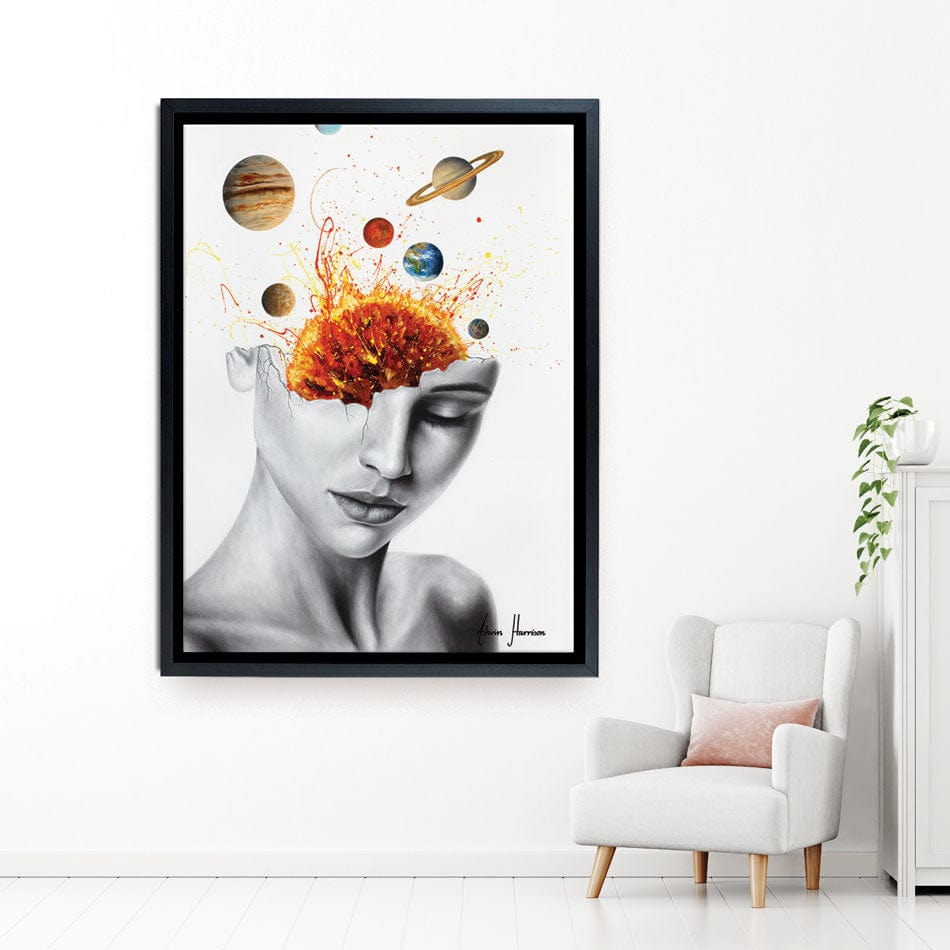 Conscious Universe Canvas Print wall art product Ashvin Harrison