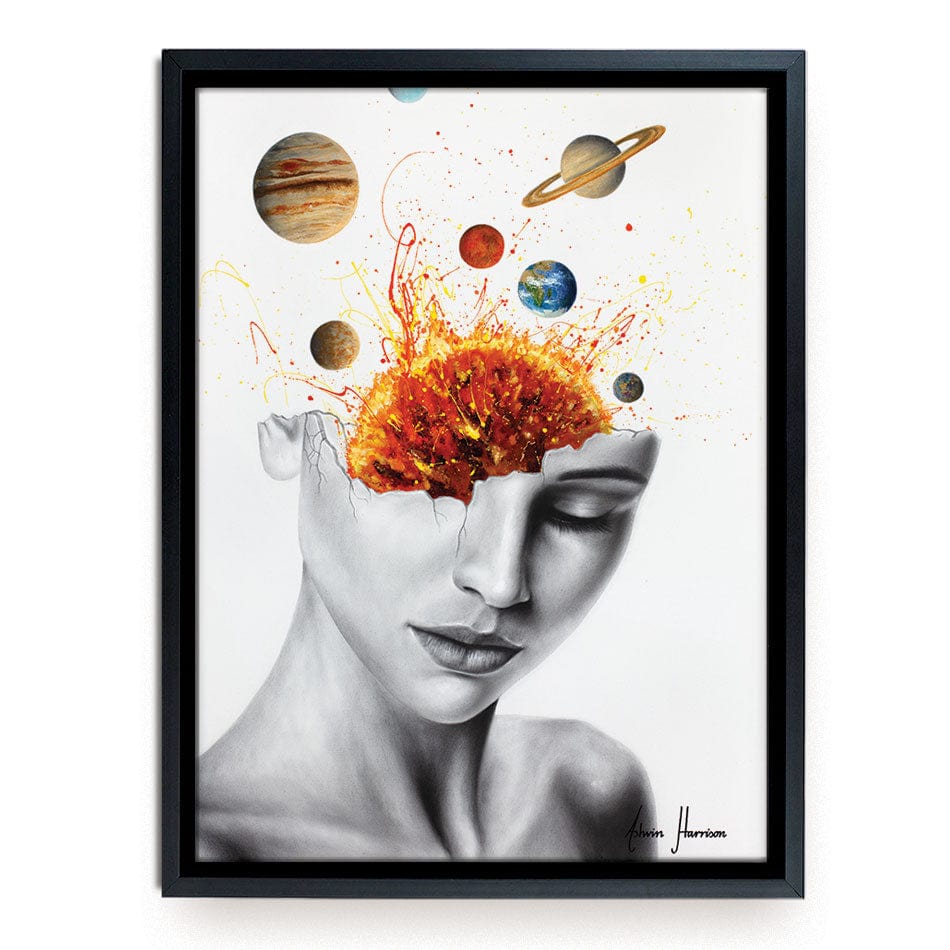 Conscious Universe Canvas Print wall art product Ashvin Harrison