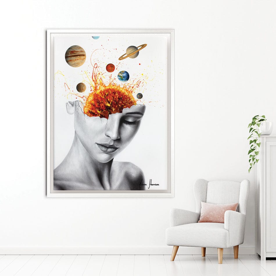 Conscious Universe Canvas Print wall art product Ashvin Harrison