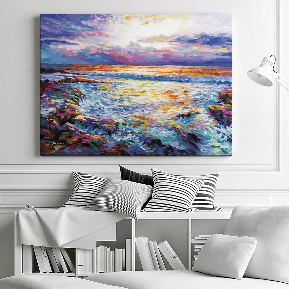 Contemplation By The Sea Canvas Print Contemplation By The Sea Canvas Print wall art product Leon Devenice