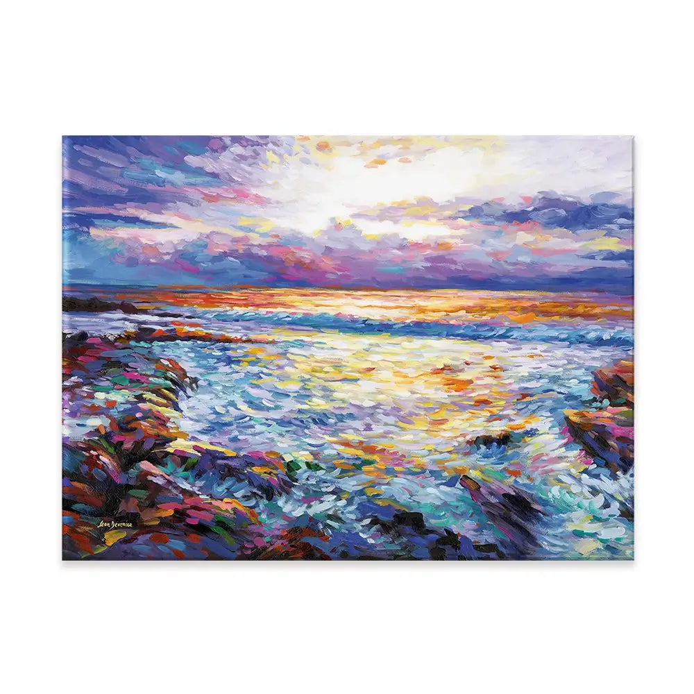 Contemplation By The Sea Canvas Print Contemplation By The Sea Canvas Print wall art product Leon Devenice