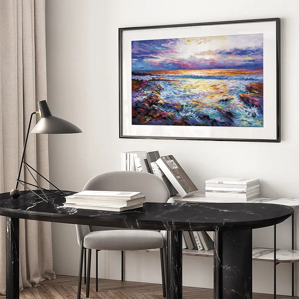 Contemplation By The Sea Framed Art Print Contemplation By The Sea Framed Art Print wall art product Leon Devenice