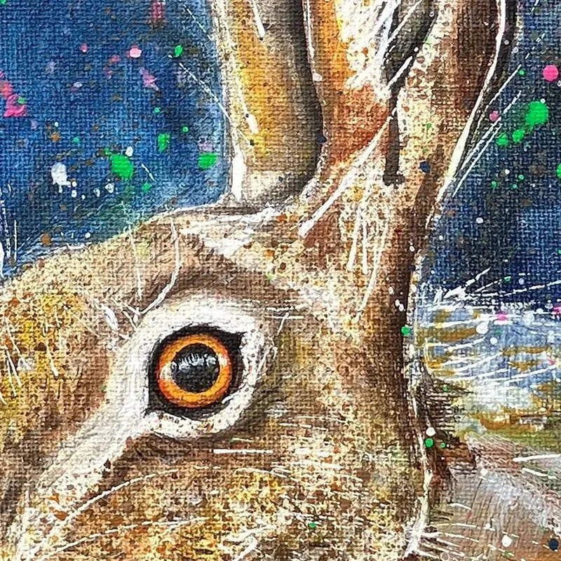 Contemplative Hare Art Print Contemplative Hare Art Print wall art product Jane Brookshaw