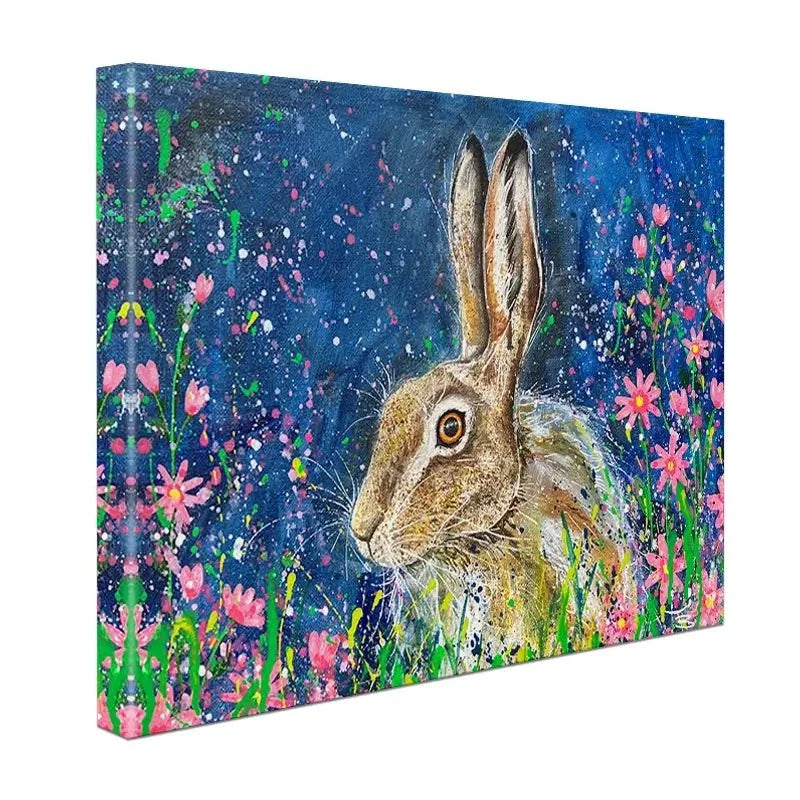 Contemplative Hare Canvas Print Contemplative Hare Canvas Print wall art product Jane Brookshaw