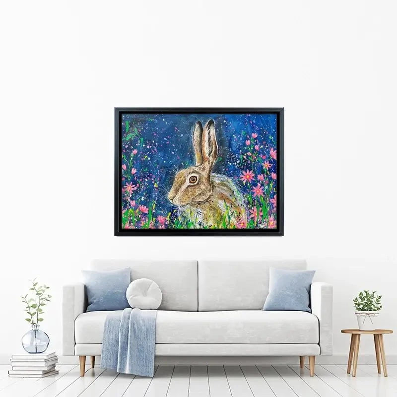 Contemplative Hare Canvas Print Contemplative Hare Canvas Print wall art product Jane Brookshaw