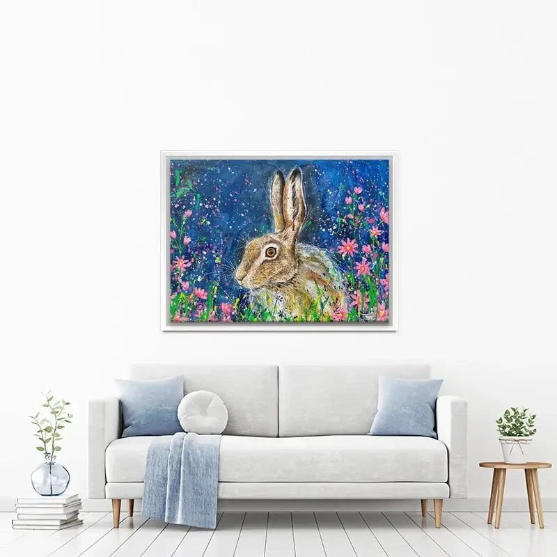 Contemplative Hare Canvas Print Contemplative Hare Canvas Print wall art product Jane Brookshaw