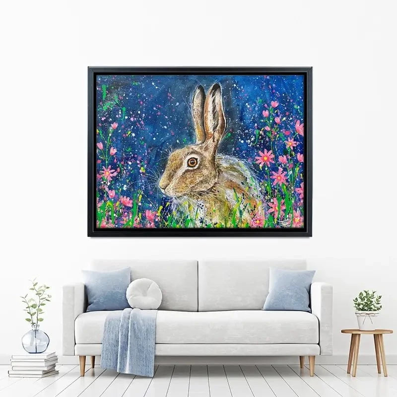 Contemplative Hare Canvas Print Contemplative Hare Canvas Print wall art product Jane Brookshaw