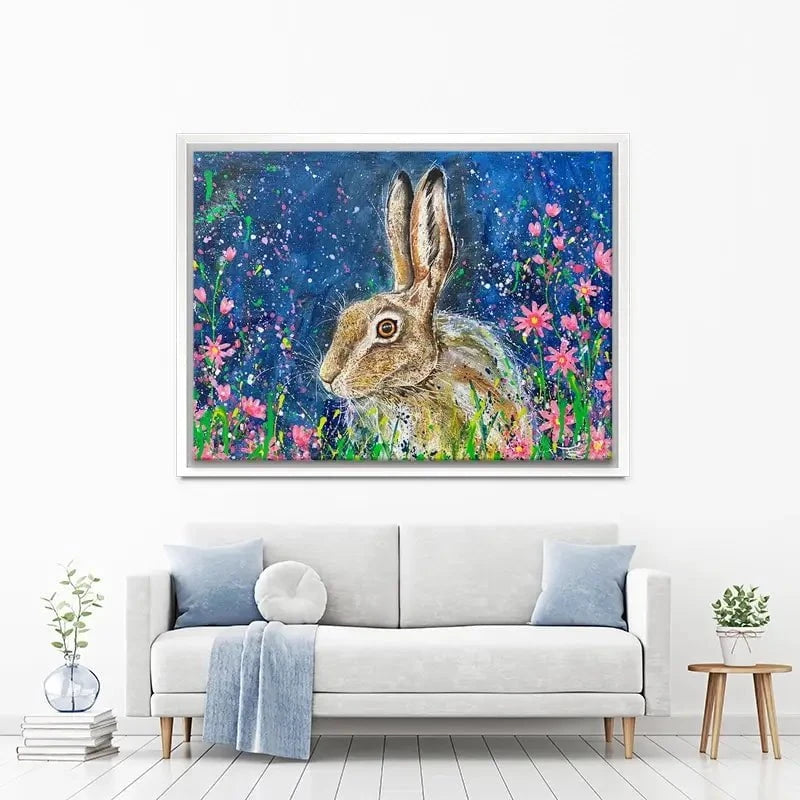 Contemplative Hare Canvas Print Contemplative Hare Canvas Print wall art product Jane Brookshaw