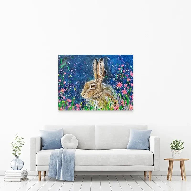 Contemplative Hare Canvas Print Contemplative Hare Canvas Print wall art product Jane Brookshaw
