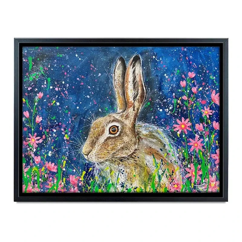 Contemplative Hare Canvas Print Contemplative Hare Canvas Print wall art product Jane Brookshaw