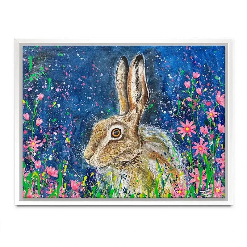 Contemplative Hare Canvas Print Contemplative Hare Canvas Print wall art product Jane Brookshaw
