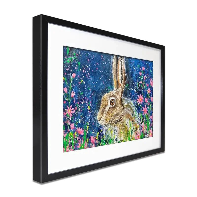 Contemplative Hare Framed Art Print Contemplative Hare Framed Art Print wall art product Jane Brookshaw