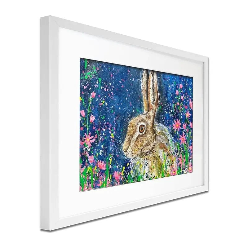 Contemplative Hare Framed Art Print Contemplative Hare Framed Art Print wall art product Jane Brookshaw