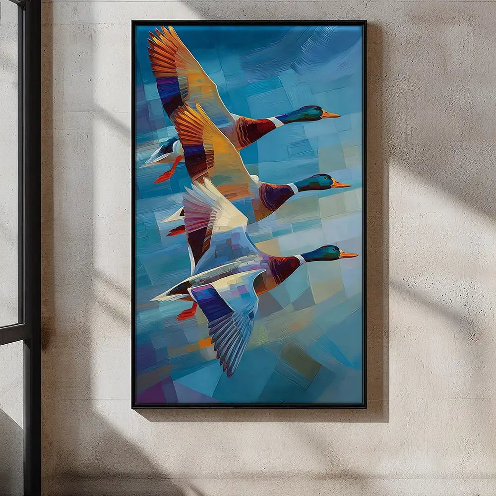 Contemporary Ducks Oversized Canvas Print Contemporary Ducks Oversized Canvas Print wall art product David Alexander Elder