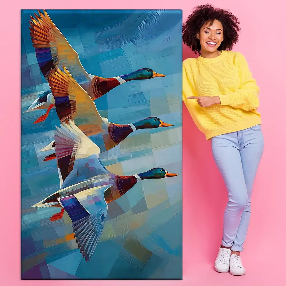 Contemporary Ducks Oversized Canvas Print Contemporary Ducks Oversized Canvas Print wall art product David Alexander Elder