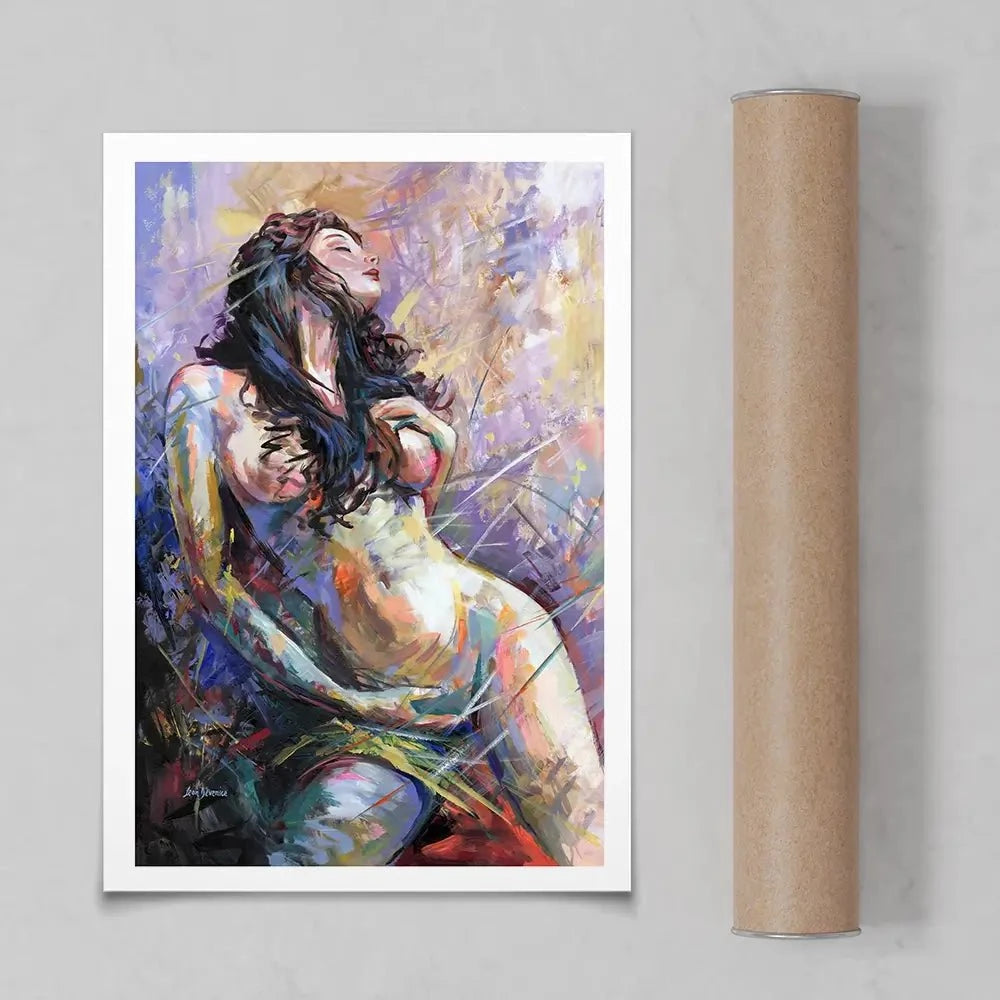 Contemporary Nude Woman Art Print Contemporary Nude Woman Art Print wall art product Leon Devenice