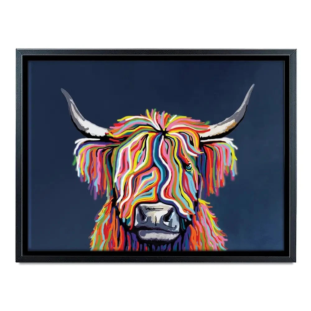 Coo In Navy Blue Canvas Print Coo In Navy Blue Canvas Print | Coo in Navy Blue Artwork | Coo Artwork wall art product Independent