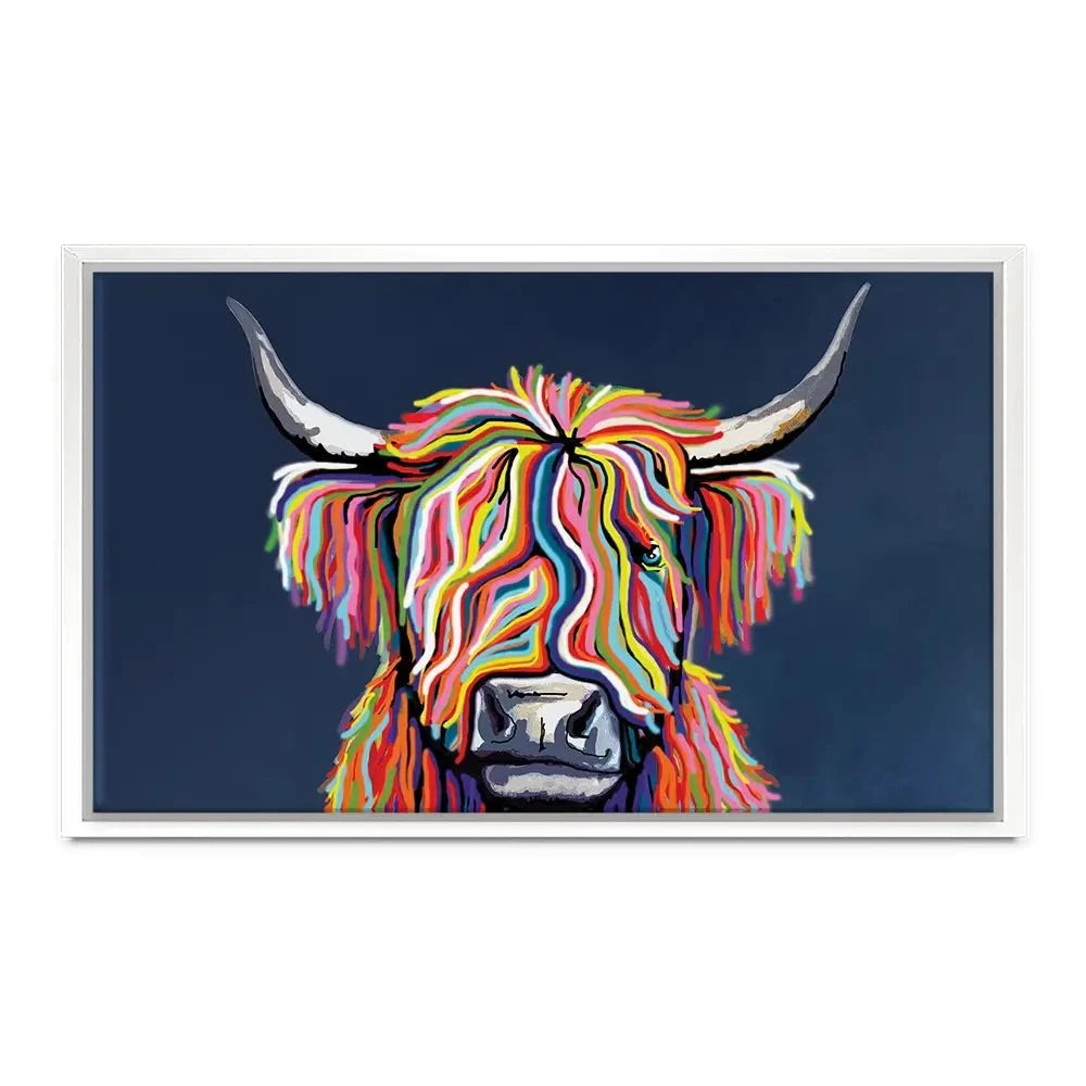 Coo In Navy Blue Canvas Print Coo In Navy Blue Canvas Print | Coo in Navy Blue Artwork | Coo Artwork wall art product Independent