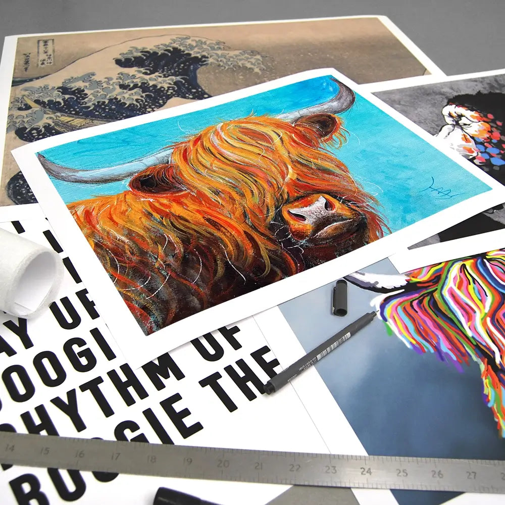 Cool Coo Art Print Cool Coo Art Print wall art product Jane Brookshaw