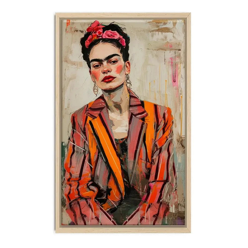 Cool Frida Canvas Print Cool Frida Canvas Print wall art product Treechild