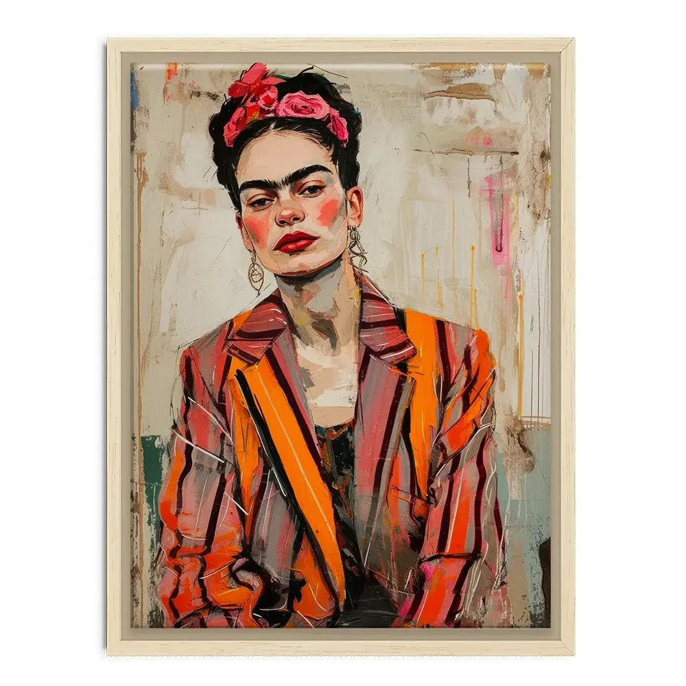 Cool Frida Canvas Print Cool Frida Canvas Print wall art product Treechild