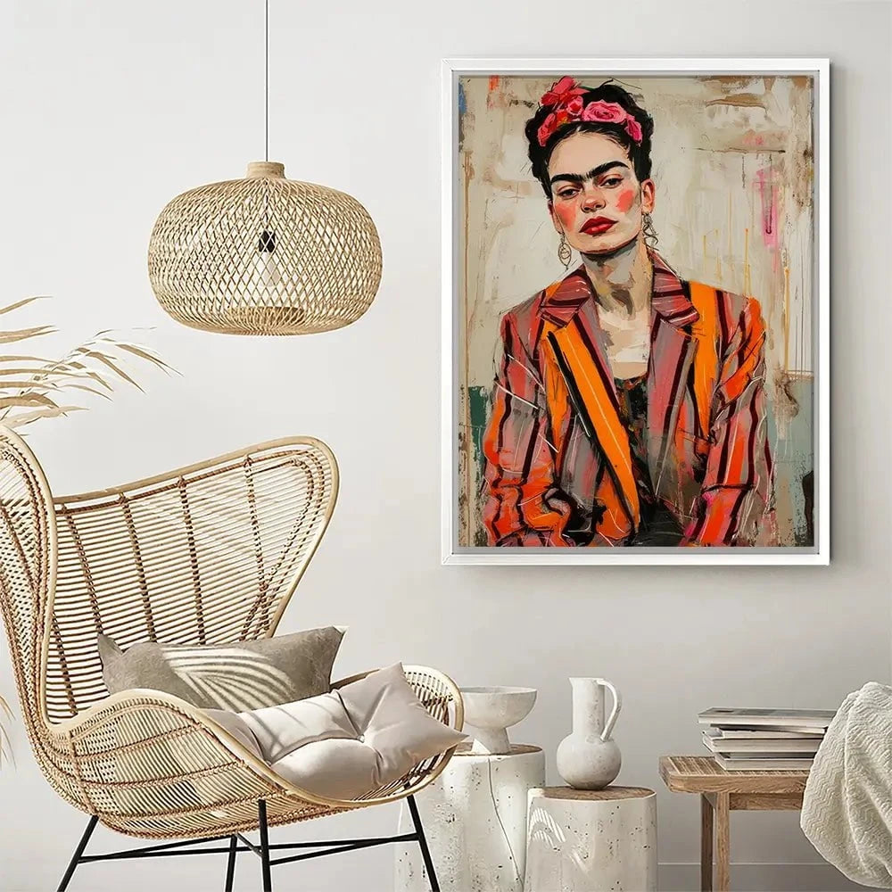 Cool Frida Canvas Print Cool Frida Canvas Print wall art product Treechild