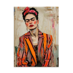 Cool Frida Canvas Print Cool Frida Canvas Print wall art product Treechild