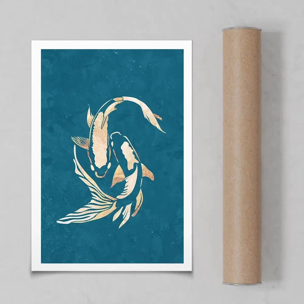 Cool Koi Art Print Cool Koi Art Print wall art product Sarah Manovski