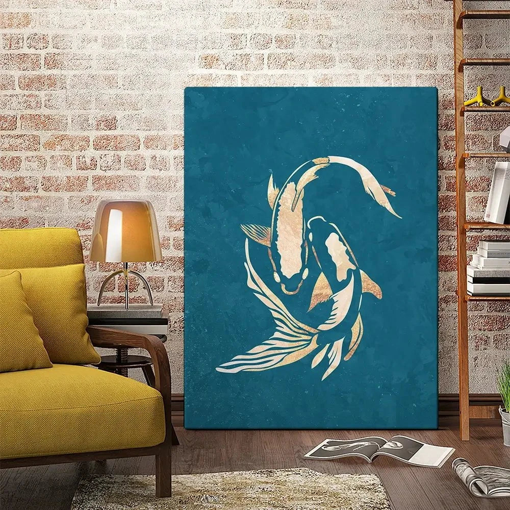 Cool Koi Canvas Print Cool Koi Canvas Print wall art product Sarah Manovski