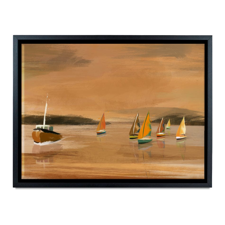 Copper Boats Canvas Print wall art product Aimee Linzi