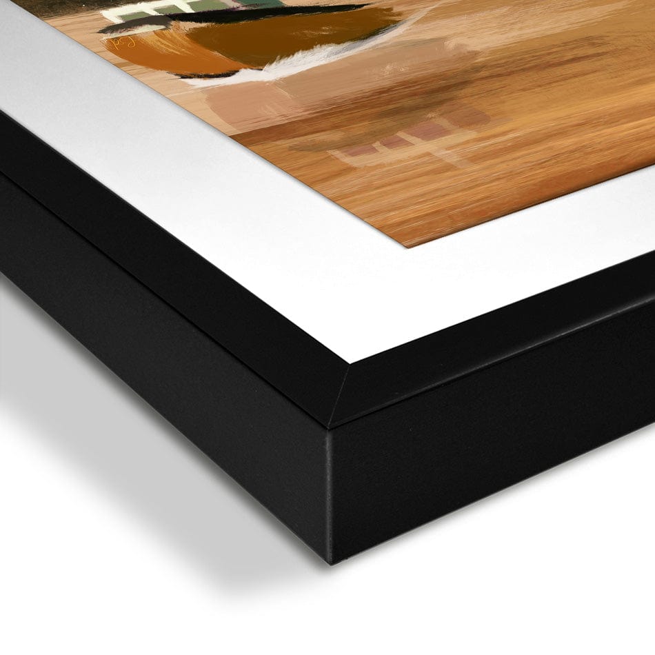 Copper Boats Framed Art Print wall art product Aimee Linzi