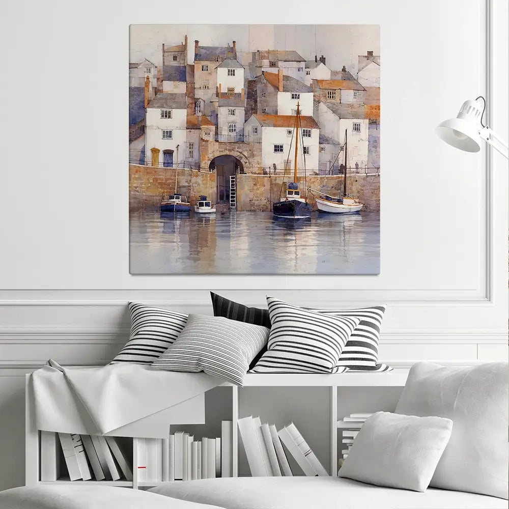 Copper Cornwall Square Canvas Print Copper Cornwall Square Canvas Print wall art product David Alexander Elder