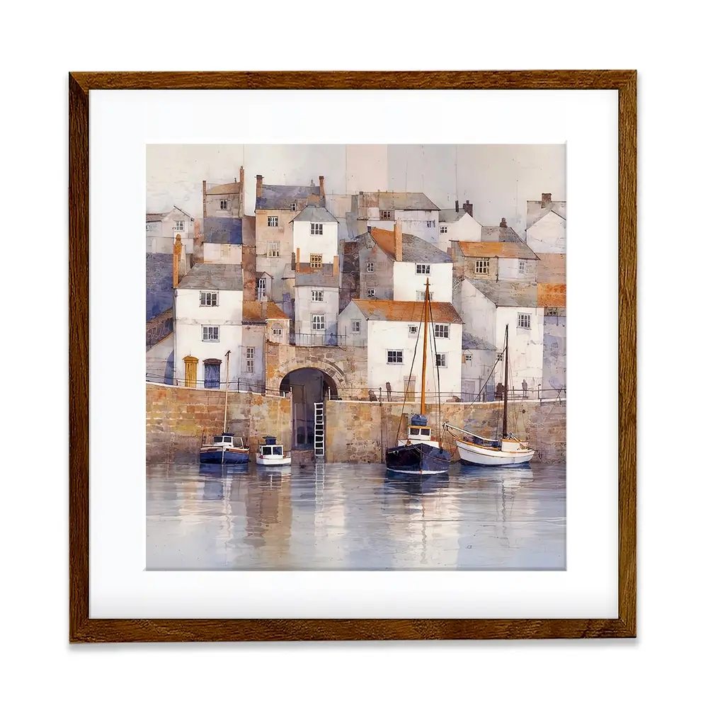 Copper Cornwall Square Framed Art Print Copper Cornwall Square Framed Art Print wall art product David Alexander Elder