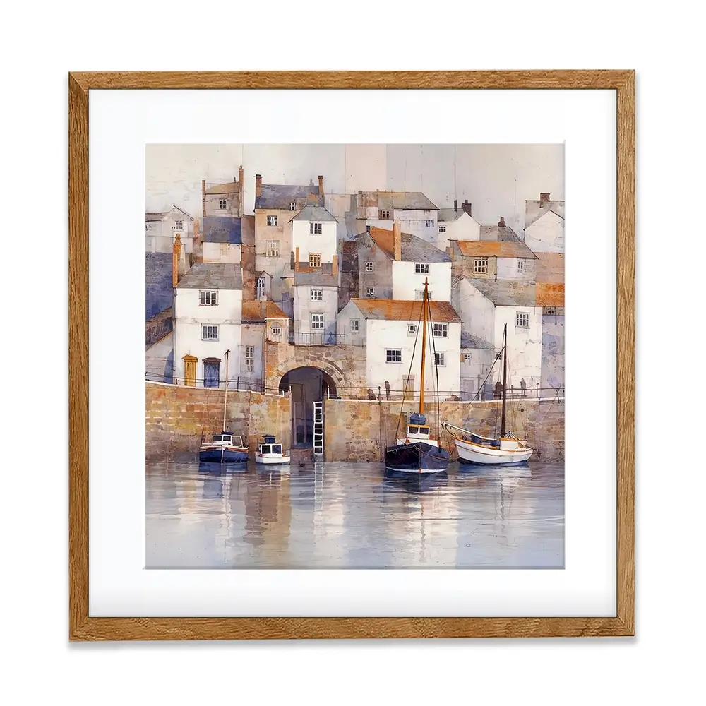 Copper Cornwall Square Framed Art Print Copper Cornwall Square Framed Art Print wall art product David Alexander Elder