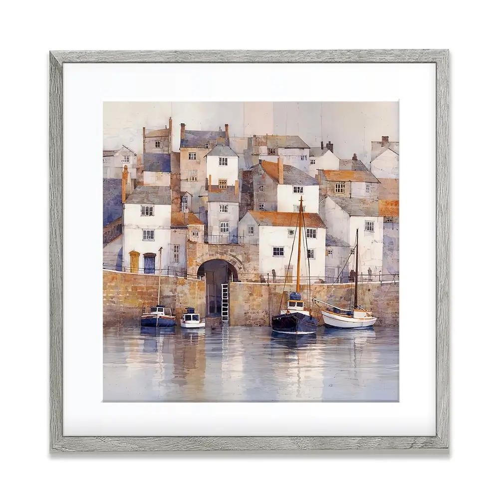 Copper Cornwall Square Framed Art Print Copper Cornwall Square Framed Art Print wall art product David Alexander Elder