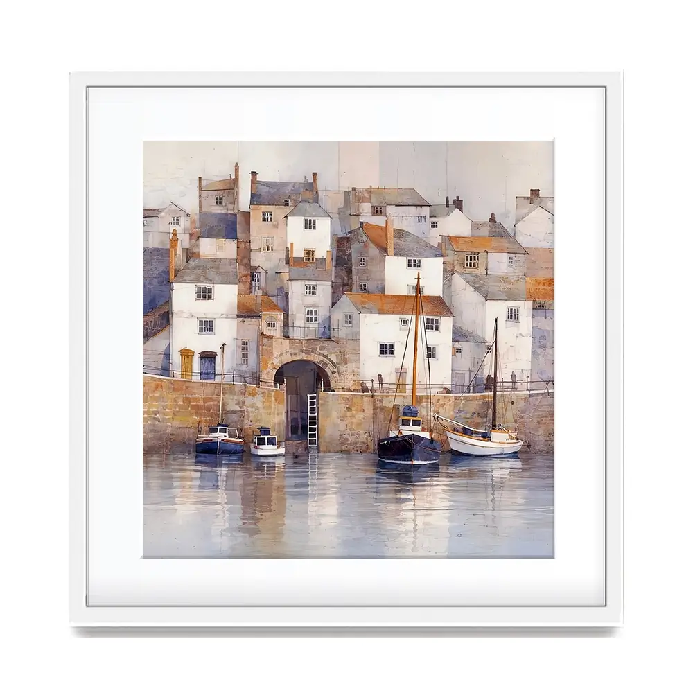 Copper Cornwall Square Framed Art Print Copper Cornwall Square Framed Art Print wall art product David Alexander Elder