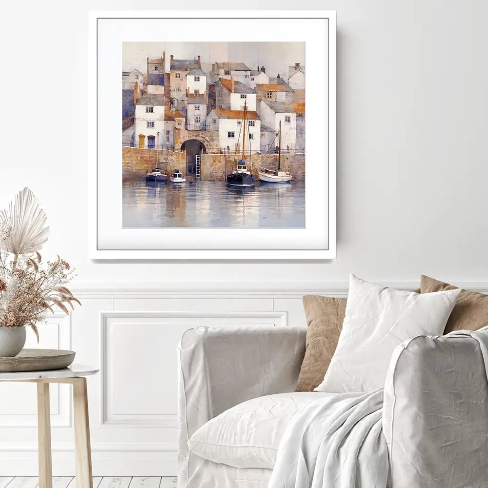 Copper Cornwall Square Framed Art Print Copper Cornwall Square Framed Art Print wall art product David Alexander Elder