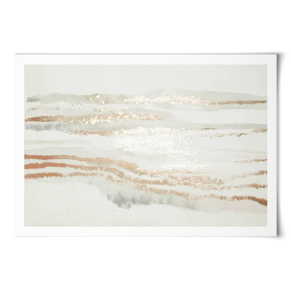 Copper Stripe Field Art Print Copper Stripe Field Art Print wall art product Chromatic Storm Studio