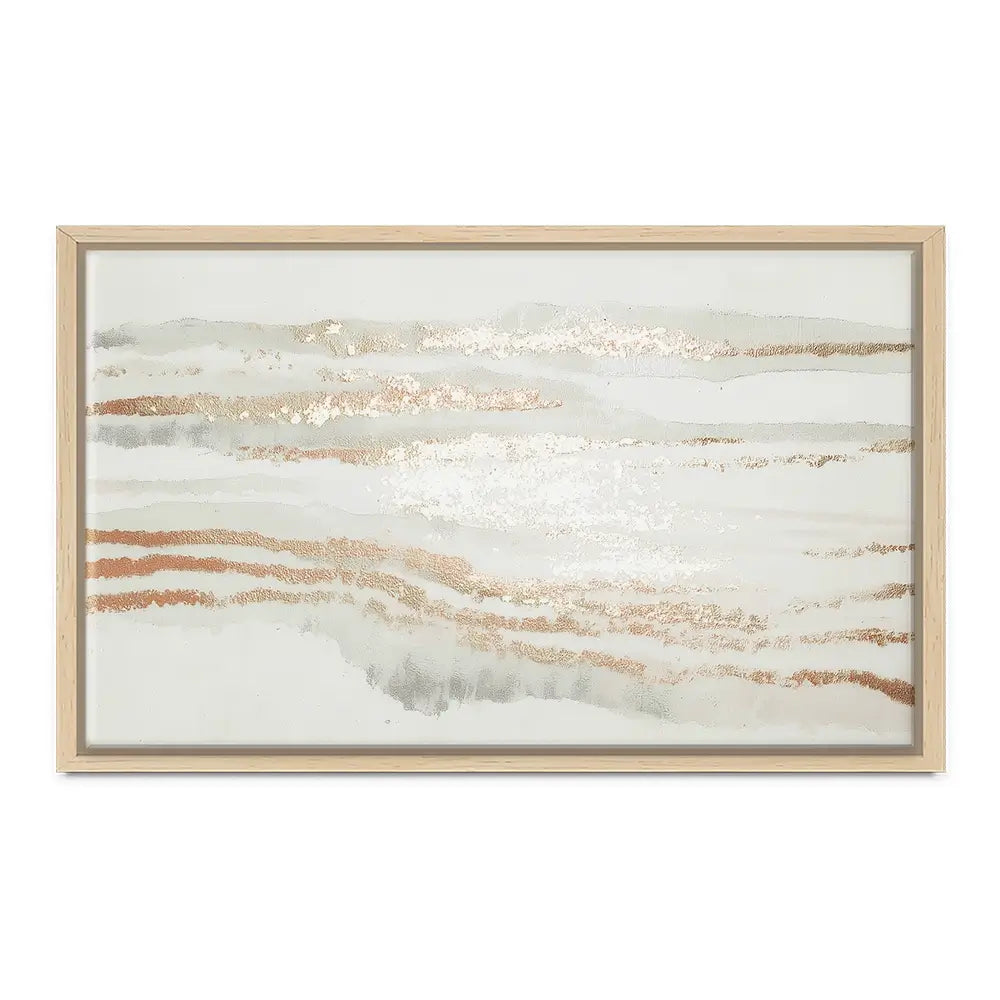 Copper Stripe Field Canvas Print Copper Stripe Field Canvas Print wall art product Chromatic Storm Studio