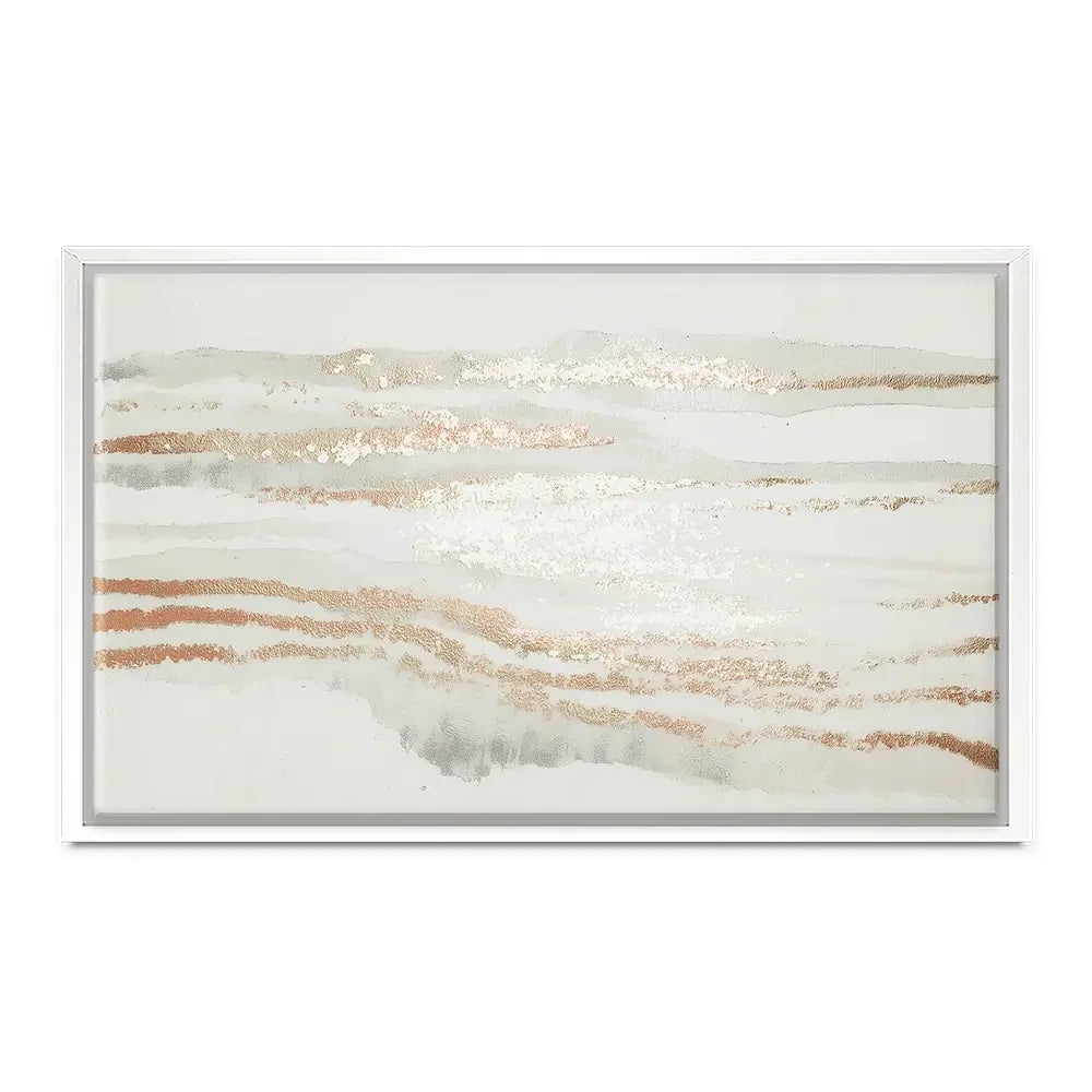 Copper Stripe Field Canvas Print Copper Stripe Field Canvas Print wall art product Chromatic Storm Studio